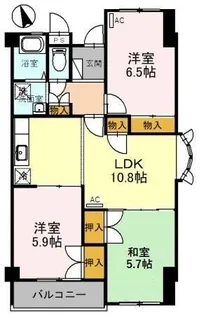 メゾン中村【2階】の間取り
