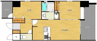 VILLA NOCE (ヴィラノーチェ)【3階】の間取り