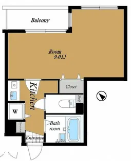 グランド・ガーラ日本橋【4階】の間取り