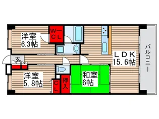 INSURANCE BLDG.XI【4階】の間取り