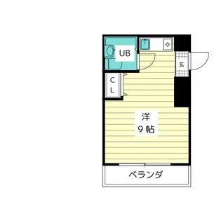 リバーサイド牧の原【4階】の間取り