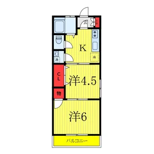 グリーンハウス【2階】の間取り