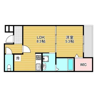 プレシャス幸町1番館【1階】の間取り