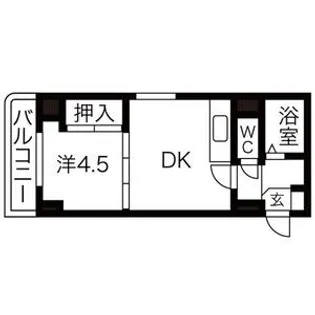 グランビュー中島公園【2階】の間取り