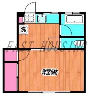 第2喜代美荘【2階】の間取り