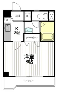 グレイスルーム【2階】の間取り
