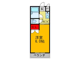 ロイヤルヒルズ【4階】の間取り