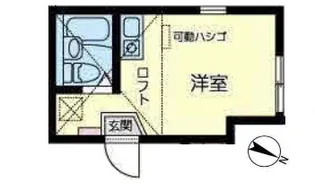 ユナイト井土ヶ谷スウィーツベリーオペラ【2階】の間取り
