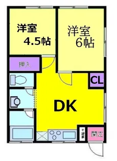 ハイツ松本【2階】の間取り