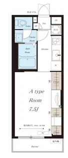 リブリ・ライヴ湘南【2階】の間取り