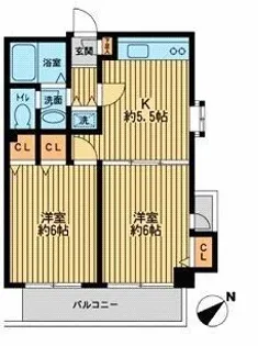 プライムアーバン新宿落合【1階】の間取り
