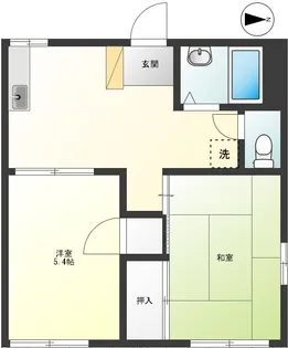 メゾン新町【1階】の間取り