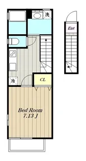ウィットコウヤ【2階】の間取り