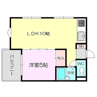 シャトル2【2階】の間取り