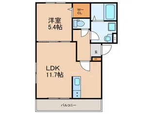 ポラリス野中町【2階】の間取り
