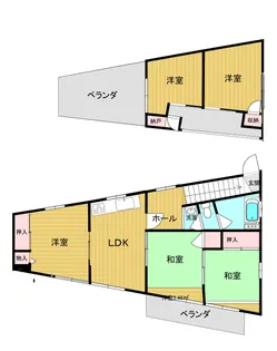 愛宕山荘【4階】の間取り
