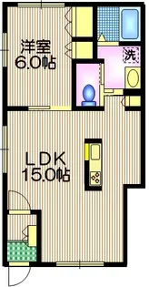 メゾン・シエル【1階】の間取り