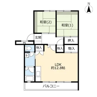 UR行田【3階】の間取り