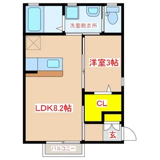 Astraea II【2階】の間取り