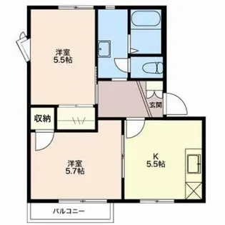 フレグランス和幸【2階】の間取り