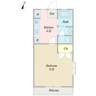 ハイツマウンテン【2階】の間取り