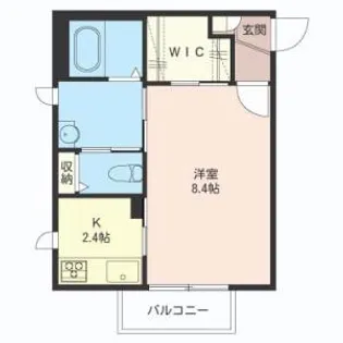 クラヴィエコート【1階】の間取り