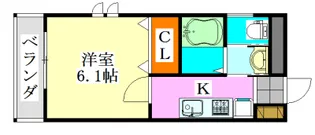 ルオーゴコモド【4階】の間取り