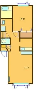 ドリームハイツII【1階】の間取り