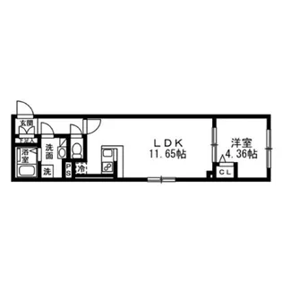 SOLASIA residence 武蔵小山【4階】の間取り