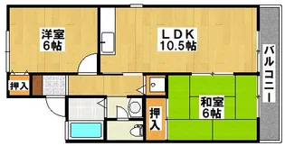 セジュール坂II【2階】の間取り