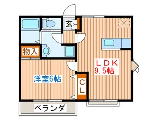 メゾン広大【2階】の間取り