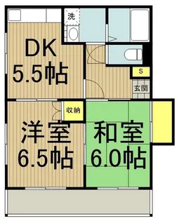 メゾンドカルム D棟【2階】の間取り