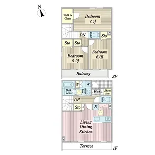Pace津田沼C棟の間取り