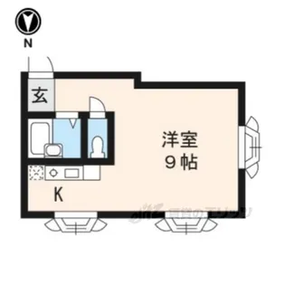 フローレス北山【2階】の間取り