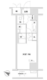 TLRレジデンス町田【6階】の間取り