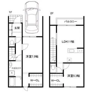 ラシュレ愛子の間取り