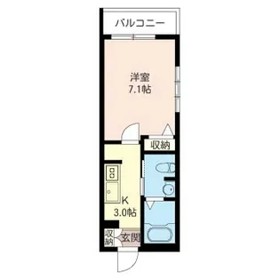 カーサビアンカ【1階】の間取り