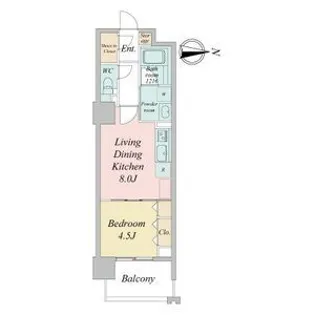 グランカーサ一番町【10階】の間取り