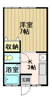 桔梗野ハイムII【1階】の間取り