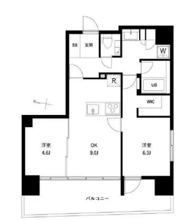 リテラス押上【7階】の間取り