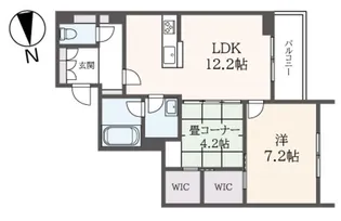 リラフォート【3階】の間取り