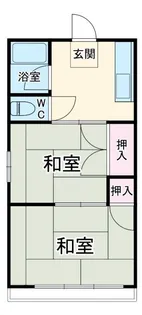 シティハイム小林【2階】の間取り