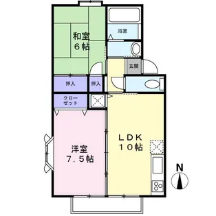 ロイヤルコート文化町1番館【2階】の間取り