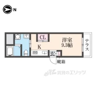 CHOUCHOUMAKINOHONMAC【1階】の間取り