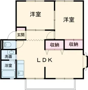 サンビレッジきらら D棟【1階】の間取り