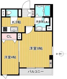 PALACE OGIKUBO【4階】の間取り