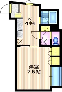 ブリッジM【3階】の間取り