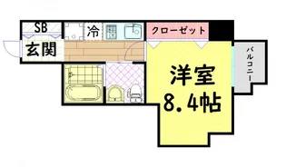 アキソレイユ本田【4階】の間取り