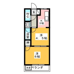 コミュニティタウン89【1階】の間取り