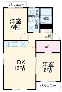 マンションフロイデ【3階】の間取り